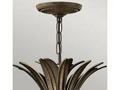Online Elstead Plantation 4 Lätt takhänge Pearl Bronze, E14 Bronce