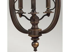 New Elstead Plymouth 4 Lätt takhänge Olde Bronze, E14 Bronce