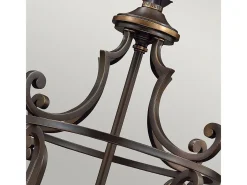 New Elstead Plymouth 4 Lätt takhänge Olde Bronze, E14 Bronce