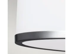 Elstead Prospect Park 2 Ljus Semi Flush Taklampa Krom, Satin Nickel, E27 Gris Discount