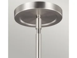 Hot Elstead Prospect Park 4 ljus rund takhänge satin nickel, krom, E27 Gris