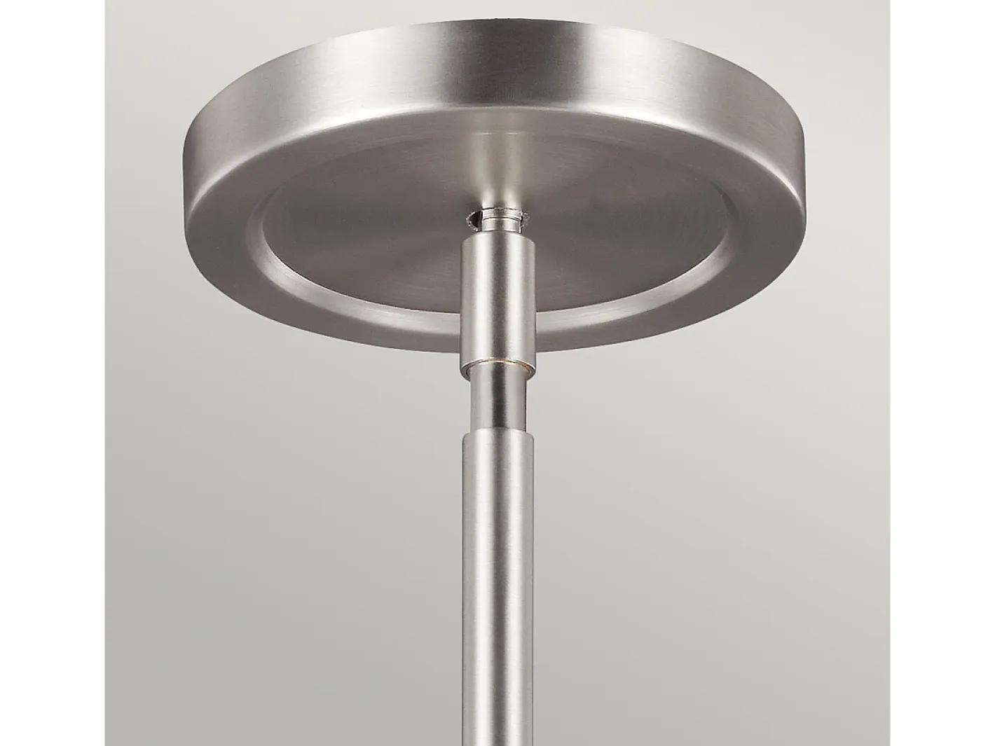 Hot Elstead Prospect Park 4 ljus rund takhänge satin nickel, krom, E27 Gris