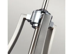Hot Elstead Prospect Park 4 ljus rund takhänge satin nickel, krom, E27 Gris
