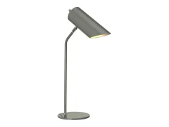 Elstead Quinto 1 ljus bordslampa - mörkgrå polerad nickel, E27 Gris Outlet