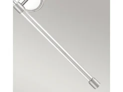 New Elstead Quoizel Barbour Vägglampa med skärm polerad nickel Gris