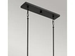 Best Elstead Quoizel Bismarck Bar Pendel Taklampa Jordsvart Negro