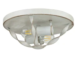 New Elstead Quoizel Bradbury Semi Flush Taklampa Antik Vit Blanco