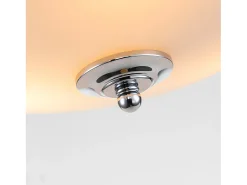 Clearance Elstead Quoizel Griffin Skål Semi Flush Taklampa Polerad Krom Gris