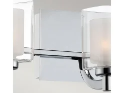 Plafón-Elstead Quoizel Kolt Globe Taklampa polerad krom, IP44 Gris