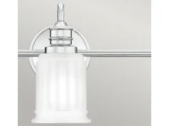 Outlet Elstead Quoizel Swell Vägglampa polerad krom, IP44 Gris