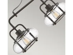 Lámpara Suspendida-Elstead Quoizel Trilogy Bar Pendel Taklampa Olde Bronze Bronce