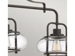 Lámpara Suspendida-Elstead Quoizel Trilogy Bar Pendel Taklampa Olde Bronze Bronce