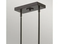Lámpara Suspendida-Elstead Rigby 3 Light Ceiling Island Chandelier Pendant Bar Light Bronze, E27 Bronce