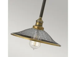 Outlet Elstead Rigby 1 ljuskupol takhänge Buckeye brons, E27 Bronce