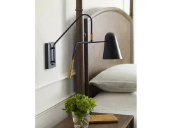 Aplique Para Pared-Elstead Simon 1 ljus vägglampa, midnattssvart, E27 Negro
