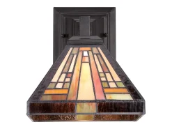 Aplique Para Pared-Elstead Stephen 1 Light Tiffany Light Vintage Bronze, E27 Bronce