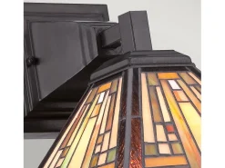 Aplique Para Pared-Elstead Stephen 1 Light Tiffany Light Vintage Bronze, E27 Bronce
