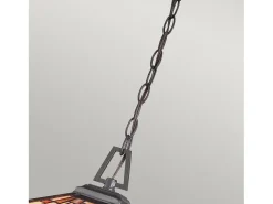 Elstead Stephen 3 ljus Tiffany takhänge vintage brons, E27 Bronce Clearance