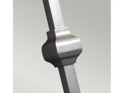 Elstead Teva 1 ljus inomhusvägglampa polerad nickel, E27 Gris Online