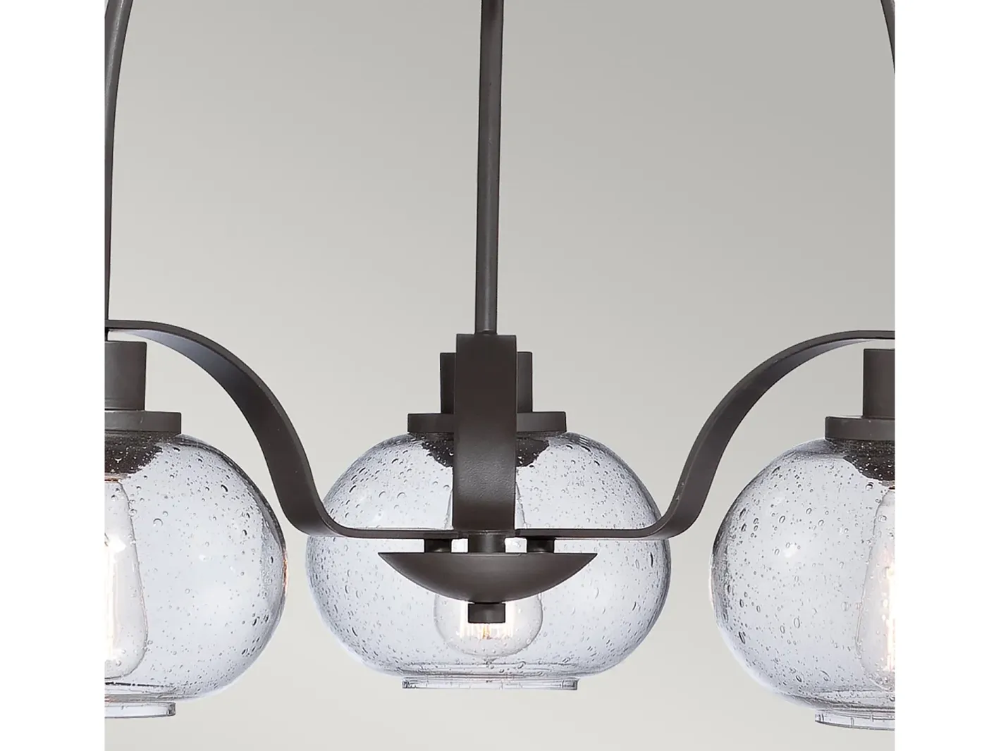 Elstead Trilogy Multi Arm Chandelier 3 Light Old Bronze Finish, E27 Bronce Online