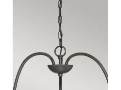 Elstead Trilogy Multi Arm Chandelier 3 Light Old Bronze Finish, E27 Bronce Online