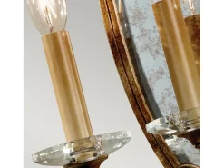 Discount Elstead Valentina 3 ljus inomhusljus väggljus brons, E14 Bronce