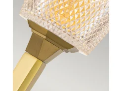 Aplique Para Pared-Elstead Verity Vägglampa Borstad mässing, IP44 Camel