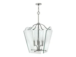 Elstead Wingate 6 ljus stort takhänge polerad antik nickel, E14 Gris Sale