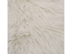 Garden Furniture Alfombra De Salón-Emmett Alfombra de piel de oveja sintética 60x90 cm Blanco