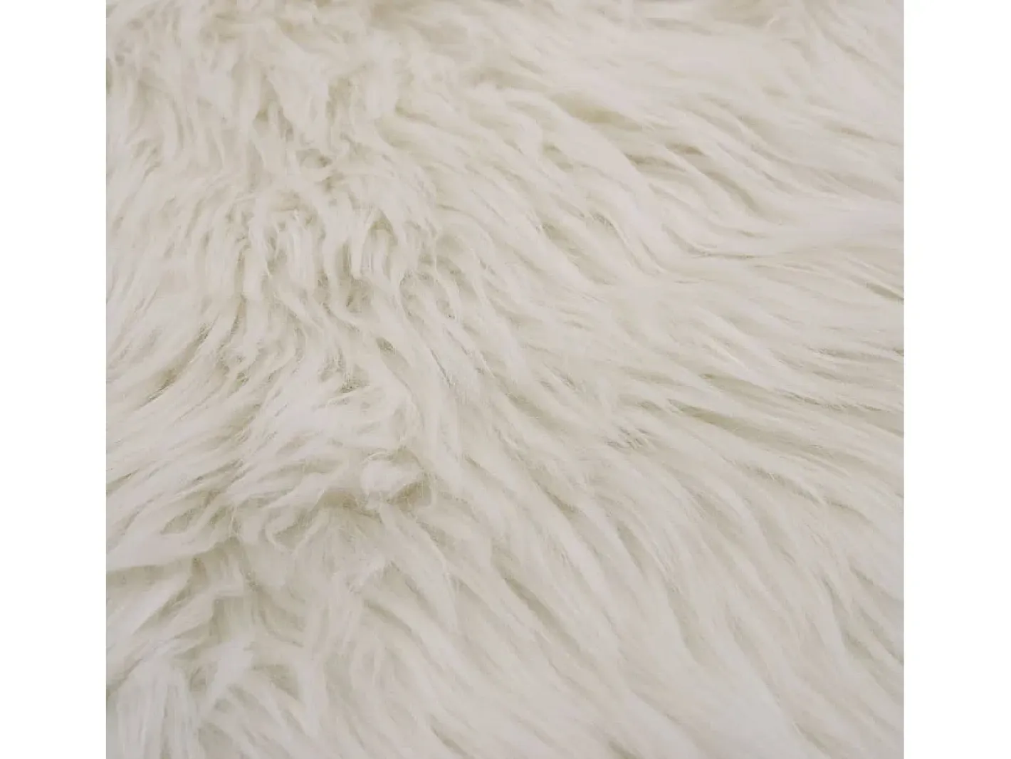Garden Furniture Alfombra De Salón-Emmett Alfombra de piel de oveja sintética 60x90 cm Blanco