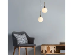 Maytoni Erich Globe Lámpara Colgante de Techo Latón, 1 Luz, E14 Camel Hot