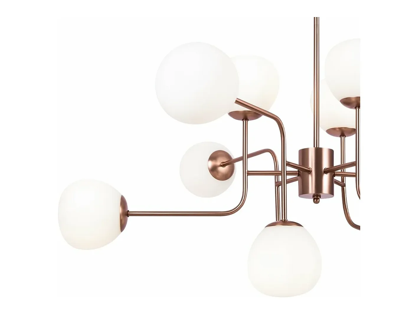 Maytoni Lámpara Suspendida-Erich Lámpara de Techo Globe Latón, 12 Luces, E14 Camel
