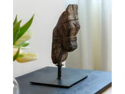 Made In Meubles Escultura de madera y metal Léonie de - Gris Sale