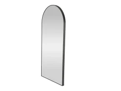 MSO Espejo De Pared|Espejo-Espejo abovedado Hari de aluminio 120 x 60 cm Negro