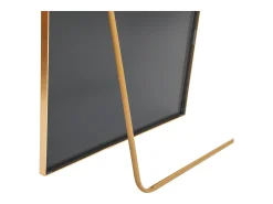 Espejo arqueado de cuerpo entero, 180 x 80 cm, de pared, para salón, Dorado Discount