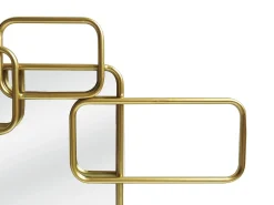 Discount OZAIA Espejo art déco asimétrico, L. 85 x H. 45 cm, , OMAYA Dorado