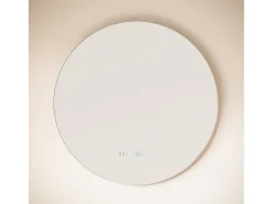 Ledkia Espejo Baño con Luz LED y Antivaho Ø60 cm Big Volpe Seleccionable (Cálido-Neutro-Frío) Plateado Discount