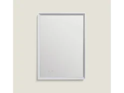 Ledkia Espejo-Espejo Baño con Luz LED y Antivaho 70x50 cm Maia Seleccionable (Cálido-Neutro-Frío) Plateado