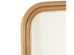 Les Tendances Espejo De Pared|Espejo-Espejo Caella de ratán natural con escalera L 180 cm Beige