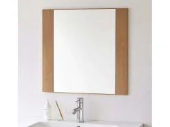 Online Espejo Clásica Cerezo 72x64x2 cm Dormitorio Marru00f3n
