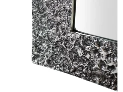 Giner y colomer Espejo con marco de aluminio con relieve en forma de salpicaduras Gris Sale