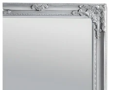 OZAIA Espejo con marco ELVIRE - madera - 80 x 190 cm - Plateado Outlet