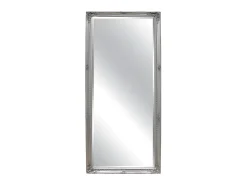 OZAIA Espejo con marco ELVIRE - madera - 80 x 190 cm - Plateado Outlet