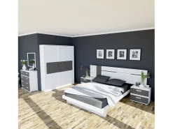Outlet duehome Espejo cuadrado Ataneq Blanco