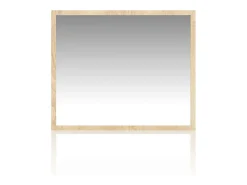 duehome Espejo De Pared|Espejo-Espejo cuadrado Ataneq Cambria Marru00f3n