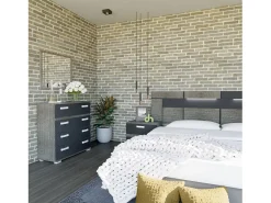 Clearance duehome Espejo cuadrado Ataneq Ceniza Gris