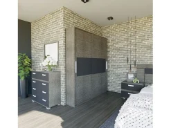 Clearance duehome Espejo cuadrado Ataneq Ceniza Gris