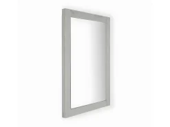 Espejo De Pared|Espejo-Espejo de pared de Madera 90 x 60- Braul Gris