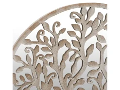 Outlet Espejo de Arena 40x2,5 cm Hierro para uso interior Crema