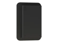 Best Espejo de baño - Mueble con espejo - Estante regulable - 76 x 51 cm - Negro